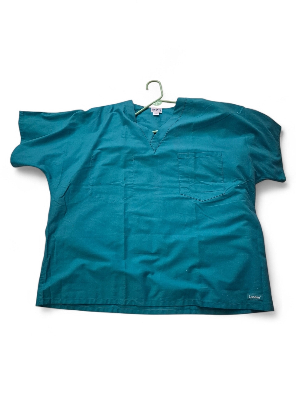 Landau Teal Medical Scrub Top - Teal